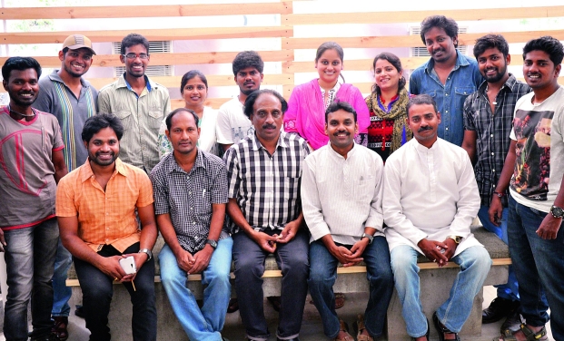 (Sitting, left to right) Sayyad, Kumar Swamy, Narender, Bhasker and Srikanth Babu.
(Standing, left to right) Raju, Srinu, Pradeep, Tulasi, Neharika, Rajeshwari, Chandu, Poorna and Prasad (Sitting, left to right) Sayyad, Kumar Swamy, Narender, Bhasker and Srikanth Babu.
(Standing, left to right) Raju, Srinu, Pradeep, Tulasi, Neharika, Rajeshwari, Chandu, Poorna and Prasad